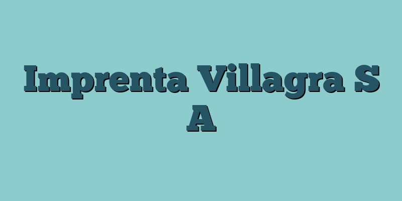 Imprenta Villagra S A