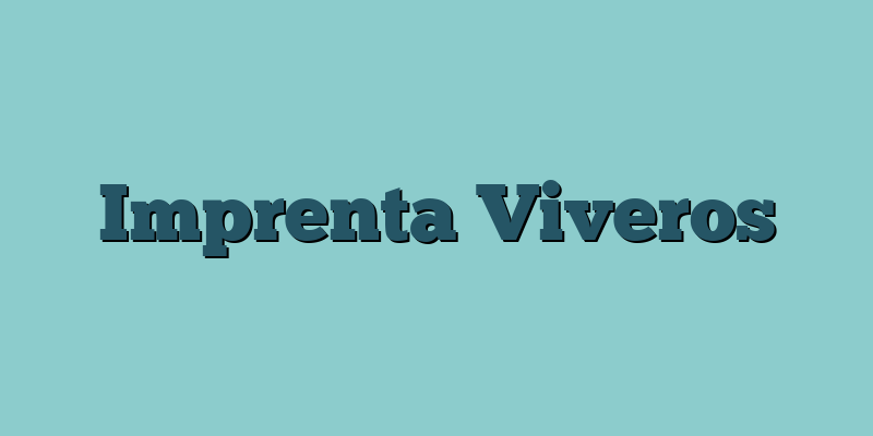 Imprenta Viveros