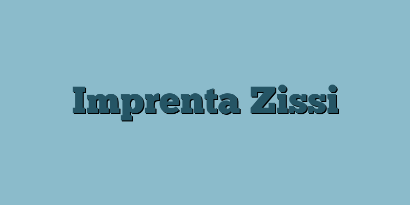 Imprenta Zissi