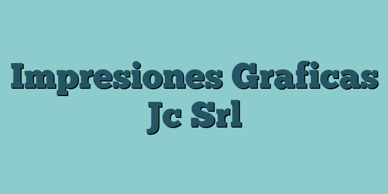 Impresiones Graficas Jc Srl