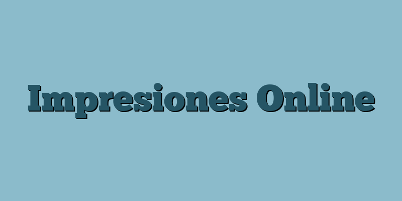 Impresiones Online