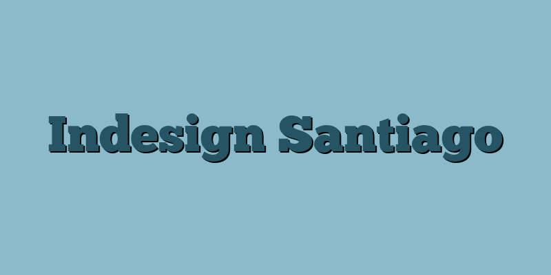 Indesign Santiago