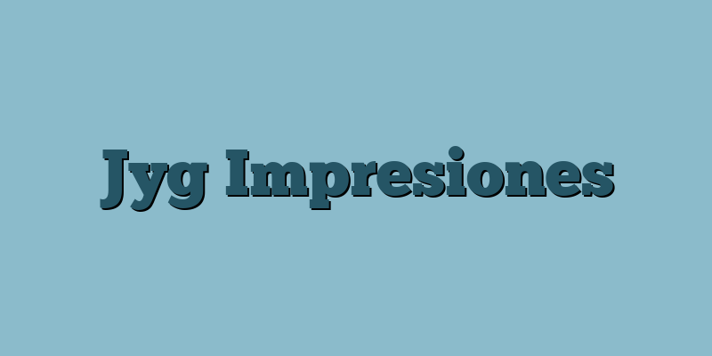 Jyg Impresiones