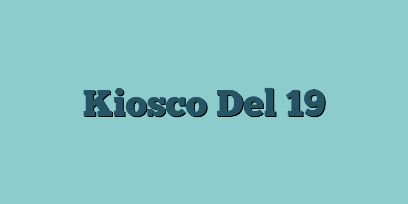 Kiosco Del 19