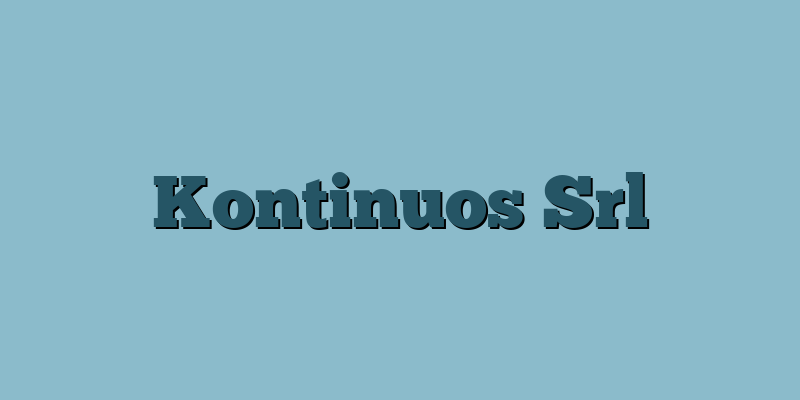 Kontinuos Srl