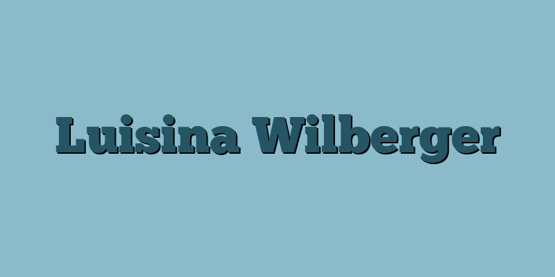 Luisina Wilberger
