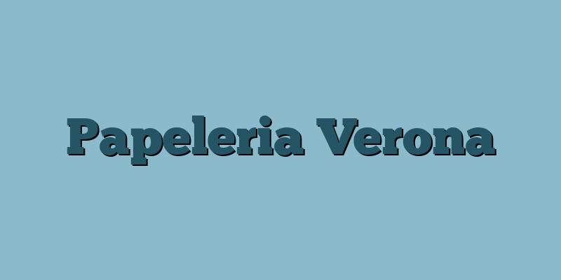 Papeleria Verona