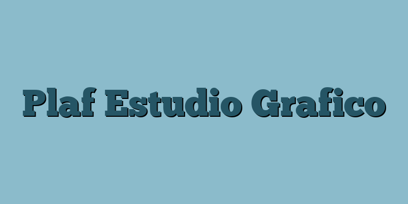Plaf Estudio Grafico