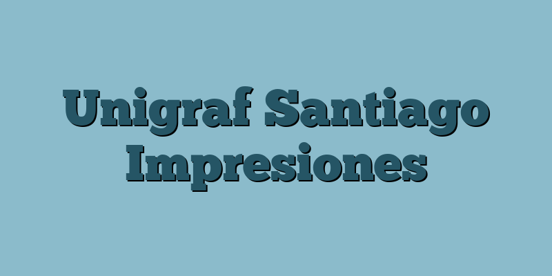 Unigraf Santiago Impresiones
